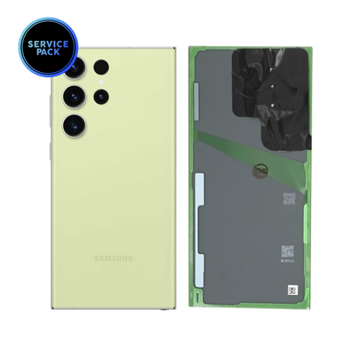 [GH82-30400H] Vitre arrière pour SAMSUNG S23 Ultra - S918 - SERVICE PACK - Lime