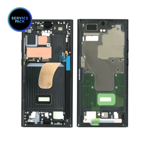 [GH96-15833A] Châssis central pour SAMSUNG S23 Ultra - S918 - SERVICE PACK - Noir