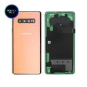 Vitre arrière pour SAMSUNG S10 Plus - G975 - SERVICE PACK - Jaune canari