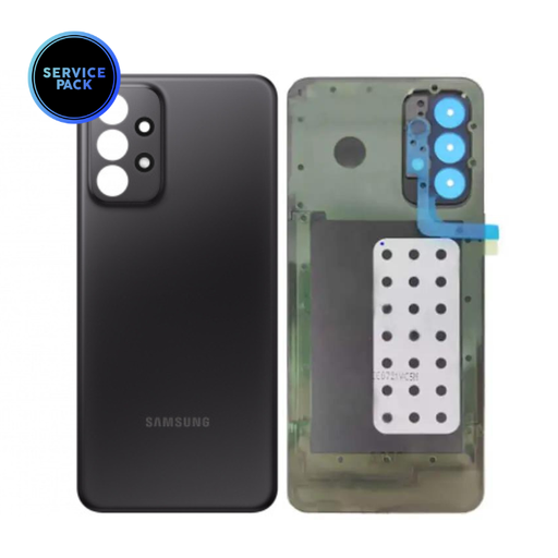 Vitre arrière pour SAMSUNG A23 5G - A236 - SERVICE PACK - Noir