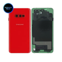 Vitre arrière pour SAMSUNG S10E - G970 - SERVICE PACK - Rouge cardinal