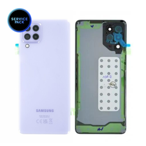 [GH82-26518C] Vitre arrière avec lentille caméra pour SAMSUNG A22 4G - A225 - SERVICE PACK - Violet