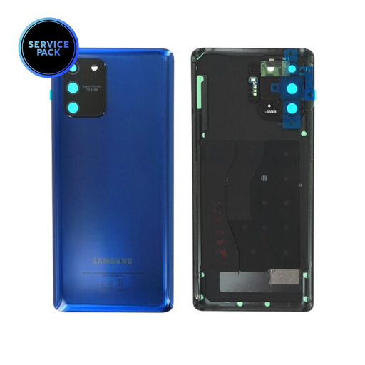 [GH82-21670C] Vitre arrière pour SAMSUNG S10 Lite - G977 - SERVICE PACK - Bleu