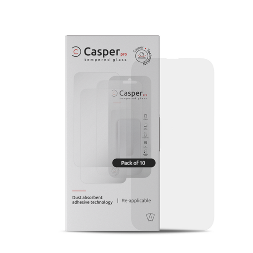 Lot de 10 verres trempés Clairs pour iPhone 14 Pro Max - Casper Pro