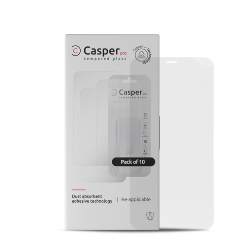 Lot de 10 verres trempés Clairs pour iPhone 12 Mini - Casper Pro