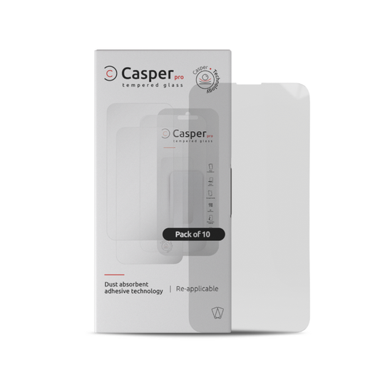 Lot de 10 verres trempés Clairs pour iPhone 15 Pro Max - Casper Pro