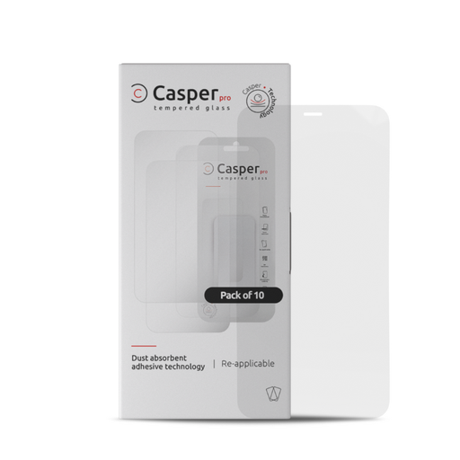 Lot de 10 verres trempés Clairs pour iPhone 12 et 12 Pro - Casper Pro