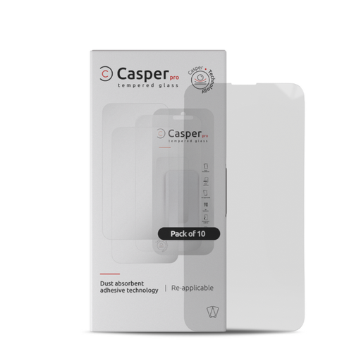 [107082111686] Lot de 10 verres trempés Clairs compatibles iPhone 13 - 13 Pro - 14 - Casper Pro