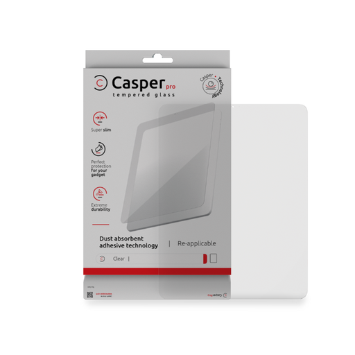Verre trempé Clair pour iPad Pro 11' 5ème Gen 2024 - Casper Pro