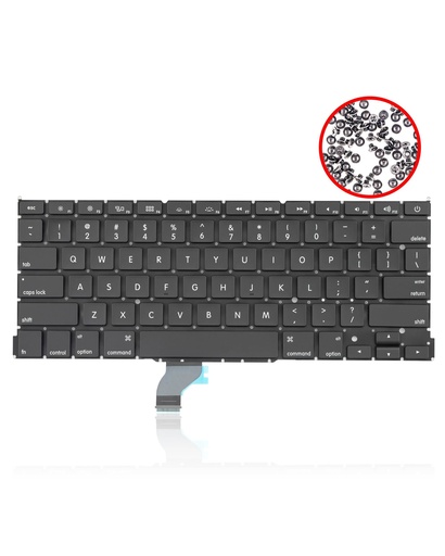 [107082067519] Clavier US compatible MacBook Pro 13" A1502 - 2013 à 2015