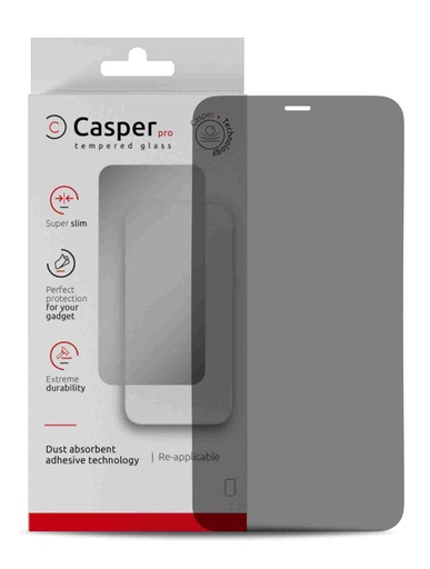 Verre trempé Privacy pour iPhone 12 Pro Max - Casper Pro