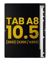 Bloc écran LCD sans châssis pour SAMSUNG Tab A8 10.5" 2021 - X200 - X205 - Reconditionné - Noir