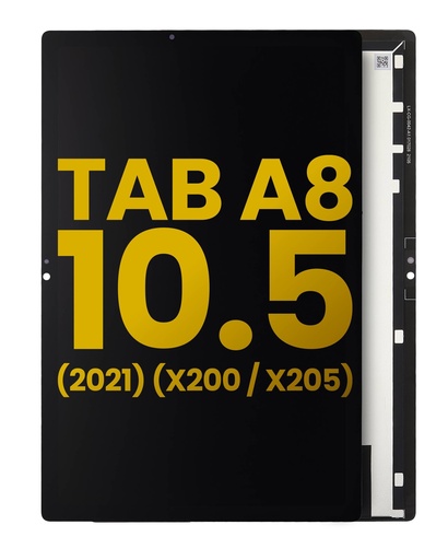 Bloc écran LCD sans châssis pour SAMSUNG Tab A8 10.5" 2021 - X200 - X205 - Reconditionné - Noir