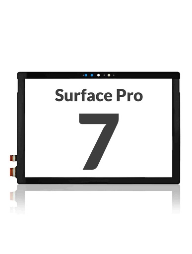 Vitre tactile avec nappe pour Microsoft Surface Pro 7 - 1866 - Séparation du verre nécessaire