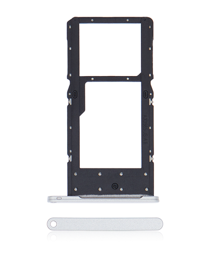 Tiroir SIM pour SAMSUNG Tab A7 Lite T220 - Version WiFi - Argent