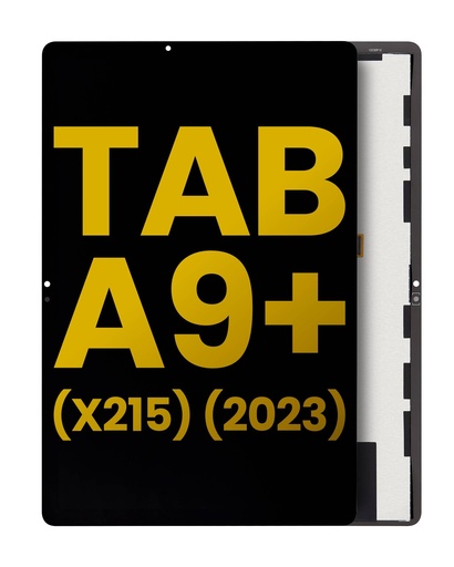 Bloc écran LCD sans châssis pour SAMSUNG Tab A9+ 2023 - (X210 / X215 / X218) - Reconditionné - Noir