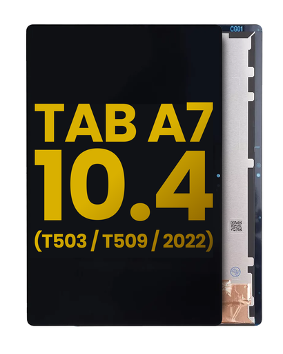 Bloc écran LCD sans châssis pour SAMSUNG Tab Tab A7 10.4" 2022 - T503 - T509 - Reconditionné - Noir