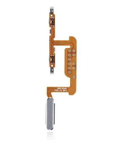 Nappe Power avec lecteur d'empreintes digitales pour SAMSUNG Tab S7 11" - T870 - T875 - T876 - T878 - Argent Mystique