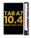 Bloc écran LCD sans châssis pour SAMSUNG Tab A7 10.4" 2020 - T500 - T505 - Reconditionné - Blanc