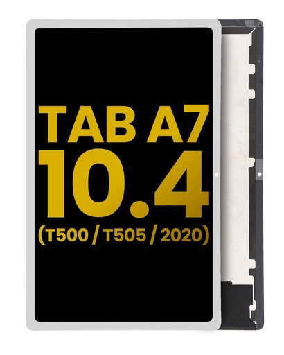 Bloc écran LCD sans châssis pour SAMSUNG Tab A7 10.4" 2020 - T500 - T505 - Reconditionné - Blanc