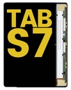 Bloc écran LCD sans châssis pour SAMSUNG Tab S7 11" 2022 et Tab S8 11" 2022 - Reconditionné - Noir