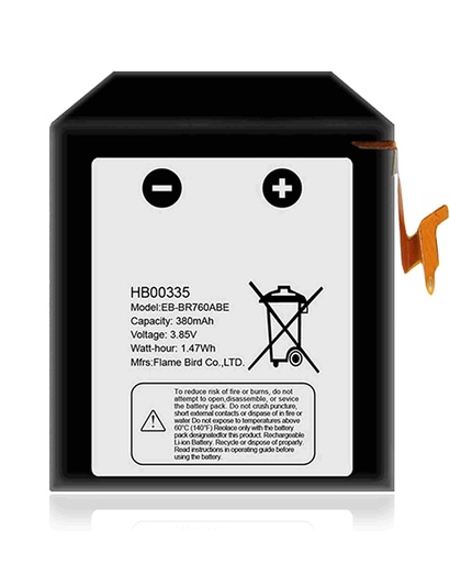 [107082103120] Batterie compatible SAMSUNG Gear S3 Classic et S3 Frontier - EB-BR760ABE