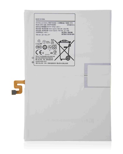 [107082070536] Batterie compatible SAMSUNG Tab S5E et Tab S6 Lite - EB-BT725ABU