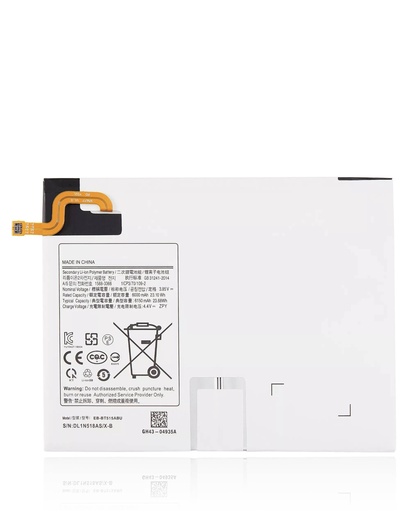 [107081017220] Batterie compatible SAMSUNG Tab A 10.1" - T510 - T515 - T517 - EB-BT515ABU