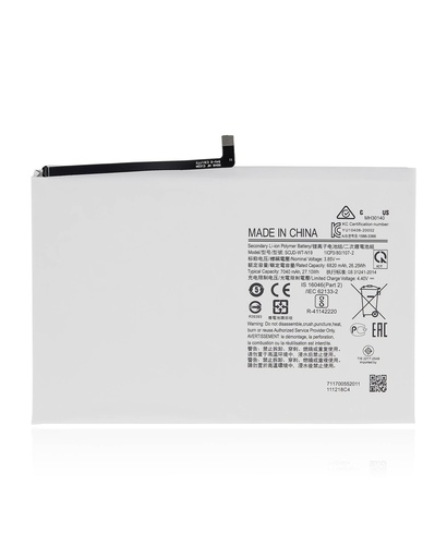 [107082081530] Batterie compatible SAMSUNG Tab A7 10.4" 2020 - T500 - T505 - SCUD-WT-N19