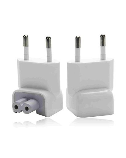Embout EU Chargeur mural magsafe Duckhead à 2 broches pour tous les MacBook