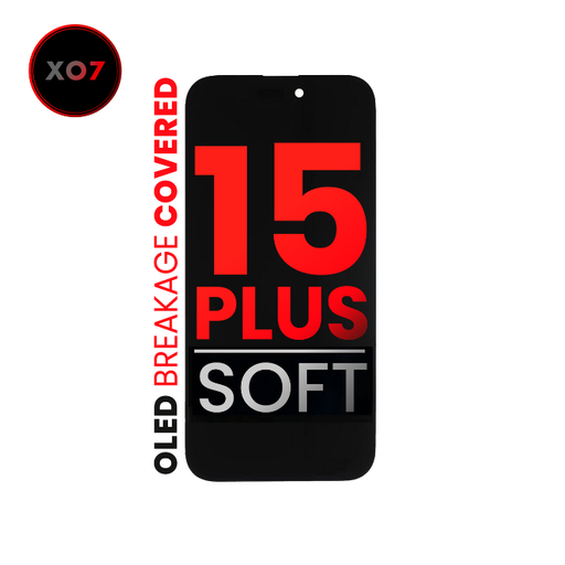Bloc écran OLED pour iPhone 15 Plus - Aftermarket Pro - XO7 Soft