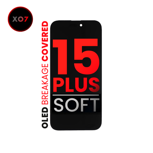 [107082130603] Bloc écran OLED compatible iPhone 15 Plus - Aftermarket Pro - XO7 Soft