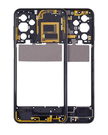 Châssis central pour SAMSUNG A23 5G - A236U et A236B - 2022 - Version US et Version internationale - Noir