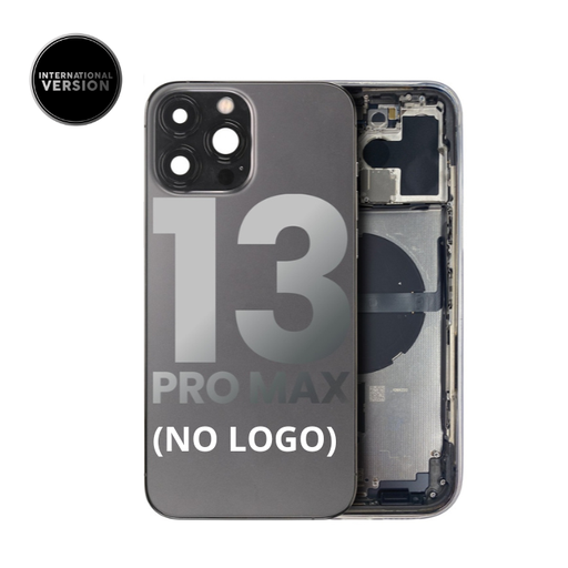 Châssis avec nappes pour iPhone 13 Pro Max - Version internationale - sans logo - Aftermarket Plus - Graphite