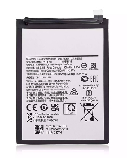 Batterie pour SAMSUNG A04 A045 2022 - A04E A042 2022 - A14 A145 2023 - A14 5G A146U A146P A146V A146W 2023 - WT-S-W1