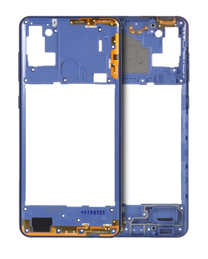Châssis central pour SAMSUNG A21S A217 2020 - Bleu