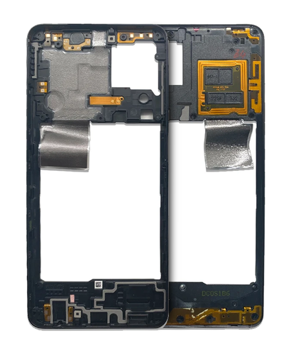 Châssis central pour SAMSUNG A22 4G A225 2021 - Noir