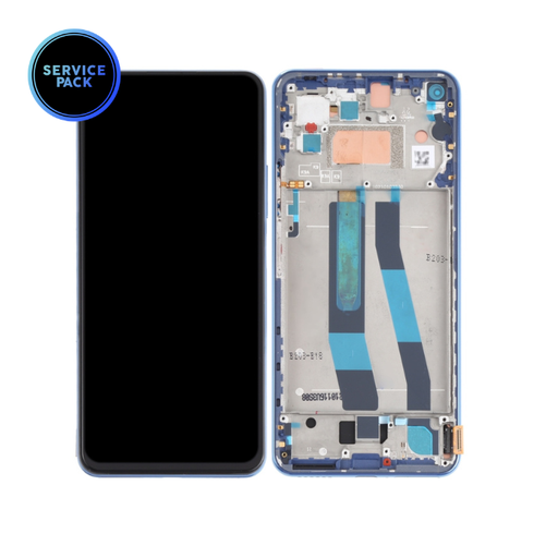 Bloc écran OLED pour XIAOMI Mi 11 Lite 5G - SERVICE PACK - Bleu