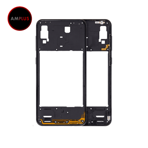 Châssis central pour SAMSUNG A30 A305 2019 - Aftermarket Plus - Noir