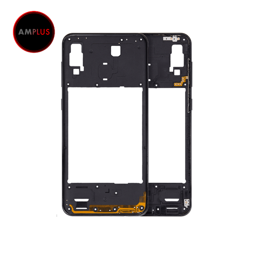 Châssis central compatible SAMSUNG A30 A305 2019 - Aftermarket Plus - Noir