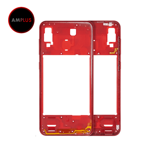 Châssis central pour SAMSUNG A30 A305 2019 - Aftermarket Plus - Rouge