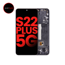 Bloc écran OLED avec châssis pour SAMSUNG S22 Plus 5G - Version US et internationale - Aftermarket Plus - Phantom Black