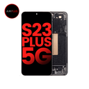 Bloc écran OLED avec châssis pour SAMSUNG S23 Plus - Version US et Internationale - Aftermarket Plus - Vert