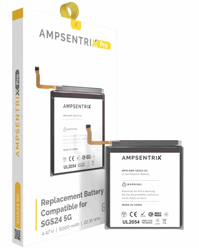 Batterie pour SAMSUNG S24 5G - AmpSentrix Pro