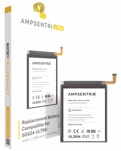 Batterie pour SAMSUNG S24 Ultra - AmpSentrix Pro