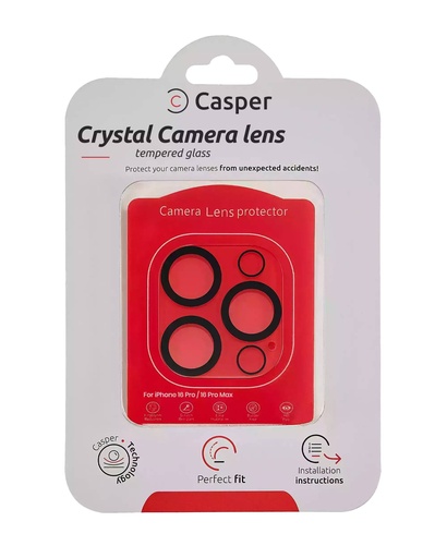Verre trempé de caméra pour iPhone 16 Pro - 16 Pro Max - Casper