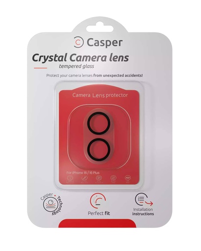 Verre trempé de caméra pour iPhone 16 - 16 Plus - Casper