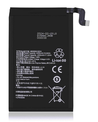 Batterie compatible HUAWEI Mate 30 Pro - HB555591EEW