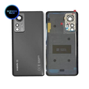 Vitre arrière pour XIAOMI 12 et 12X - SERVICE PACK - Noir