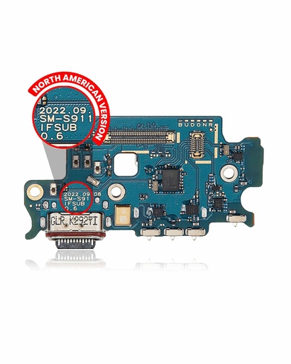 Connecteur de charge avec lecteur SIM compatible SAMSUNG S23 5G - S911U - Version US